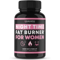 Havasu Nutrition Night Time Fat Burner for Women | Sleep Aid, Appetite Suppressant, and Metabolism Booster for Detox & Cleanse | Healthier Weight Loss | 60 Vegetarian Weight Loss Pills for Women