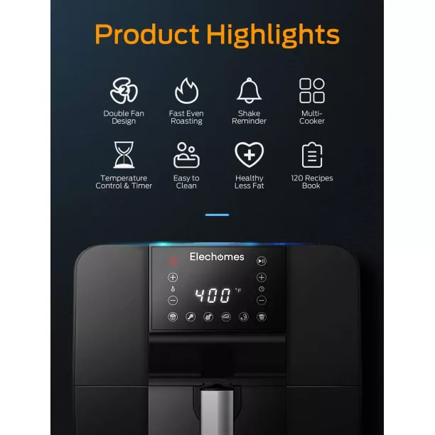 Elechomes air clearance fryer reviews