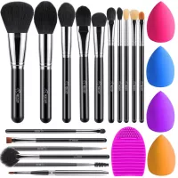 Original Brush Cleaner Premium Synthetic Foundation Brushes Blending Face Powder Eye Shadows sale online in Pakistan