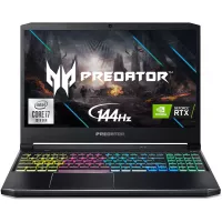 Acer Predator Helios 300 Gaming Laptop, Intel i7-10750H, NVIDIA GeForce RTX 2060 6GB, 15.6" Full HD 144Hz 3ms IPS Display, 16GB Dual-Channel DDR4, 512GB NVMe SSD, Wi-Fi 6, RGB Keyboard, PH315-53-72XD