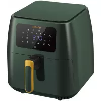 ESLITE LIFE Air Fryer, 8.5 Quart 8-in-1 Electric Hot Air Fryer Oven & Oilless Cooker with LED Digital Touchscreen and Nonstick Frying Pot, 1700-Watt, 8 Cooking Presets, BPA Free, Family Size, Green
