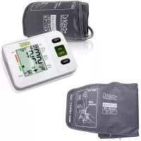 Blood Pressure Monitor Upper Arm & Upper Arm XL Cuff Strap 9 to 20.5 Inches - Suitable for Larger Upper Arm - Digital BP Monitor Home Kit - Comes with Batteries, Storage Bag