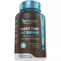 Weight Loss Pills Fat Burner for Night Time + Sleep Aid for Women and Men Appetite Suppressant Supplement and Metabolism Boost with Melatonin Non-GMO