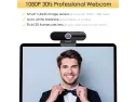 Hrayzan Streaming Usb Webcam,1080p Hd Computer Webcam With Microphone,plug And Play Computer Camera,webcam With Privacy Cover And Tripod,desktop Laptop Notebook 2k Webcam For Video Calling Recording