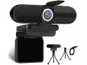 Hrayzan Streaming Usb Webcam,1080p Hd Computer Webcam With Microphone,plug And Play Computer Camera,webcam With Privacy Cover And Tripod,desktop Laptop Notebook 2k Webcam For Video Calling Recording