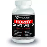 Doctor Recommended Horny Goat Weed Extract 1200mg with Maca, Tongkat Ali, Saw Palmetto Berry and L-Arginine - 120mg of Icariin Per Dose for Men and Women - 100% Pure Herbal Nutritional Supplement