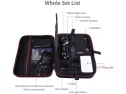 Camcorder 4k Video Camera Ordro Ac3 Uhd 1080p 60fps Vlog Camera Ir Night Vision 3.1" Ips Lcd Wifi Camcorder With Remote, Microphone, Led Light, Wide-angle Lens, Handheld Holder, Carrying Case