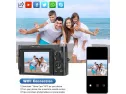 Digital Vlogging Camera Youtube Vlog Camera Hd 1080p 30fps 24mp Camcorder With 3.0" Ips Flip Screen, Wifi Function, Wide Angle Lens,16x Digital Zoom, 32gb Sd Card, 2 Batteries