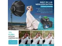 Neewer Vision2 200ws 2.4g Ttl Flash Strobe Compatible With Canon Dslr Cameras, 1/8000 Hss Pocket Monolight With Wireless Trigger, 2900mah Battery To Cover 500 Full Power Shots Recycle In 0.01-1.8 Sec