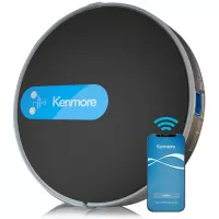 Kenmore 31510 Robot Vacuum Cleaner 1800Pa Suction 3" Slim Quiet Self-Charging Robotic Vacuum with Stair Sensor,Spot Cleaning, Boundary Strips Works with Alexa for Pet Hair, Hardwood Floors, Carpet