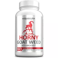 All-Natural Horny Goat Weed Supplement for Men & Women - High-Potency 1000mg Epimedium with Maca Root, L-Arginine, Yohimbine, Tribulus, Panax Ginseng, & Muira Puama l Made in USA - 60 Capsules