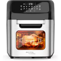 whall Air Fryer, 13QT Air Fryer Oven, Family Rotisserie Oven, 1700W Electric Air Fryer Toaster Oven, Tilt LED Digital Touchscreen, 12-in-1 Presets for Heating, Baking, Roasting & Dehydrating, Accessories & Cookbook