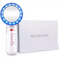 Lose Fat Machine 6 in 1 Body Sliming Machine EMS Massager for Weight Loss Fat Remover Sonic Ion Blue Red Light Fat Loss Device for Stomach Belly Arm Leg Hip Facial Skin Care