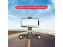 Yelangu Anto Camera Slider With Wireless Remote Control, 3 Speed Adjust Camera Video Dolly For Dslr Camera 360 Degree Swivel Shooting Motorized Electric Track Rail Slider Dolly Car With Phone Holder