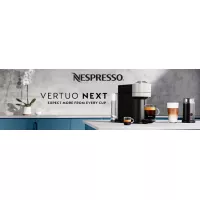 Nespresso Vertuo Next Coffee and Espresso Machine by De'Longhi, White, Compact, One Touch to Brew, Single-Serve Coffee Maker and Espresso Machine