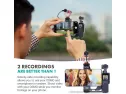Movo Opr-50 Smartphone Video Rig Compatible With Dji Osmo Pocket 1, 2 - Includes Smartphone Mount And 2x Shoe Mount For Video Microphone, Video Light, And More - Phone Stabilizer For Video Recording