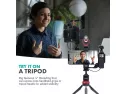 Movo Opr-50 Smartphone Video Rig Compatible With Dji Osmo Pocket 1, 2 - Includes Smartphone Mount And 2x Shoe Mount For Video Microphone, Video Light, And More - Phone Stabilizer For Video Recording