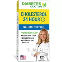 Diabetes Doctor Cholesterol 24 Hour Support - Liver Support for Healthy Cholesterol Levels, Blood Pressure, Cardiovascular Function