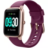 Willful Smart Watch for Android Phones and iOS Phones Compatible iPhone Samsung, IP68 Swimming Waterproof Smartwatch Fitness Tracker Fitness Watch Heart Rate Monitor Watches for Women (Dark Purple)