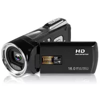 Camcorder Digital Video Camera HD Camera 1080P 16MP 2.7 TFT LCD Screen 8X Digital Zoom 270 Degrees Rotation Video Camera Camcorder for Sport/YouTube/Short Films Video Recording（Black）