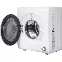 2.65 Cu.Ft Compact Laundry Dryer, 9 LBS Capacity Compact Tumble Dryer with 1400W Drying Power, Easy Control Clothes Dryer