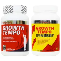 PNC Growth Tempo and Synergy Support Growing, Bone Health and Brain Support - Growth Supplement - Various Ingredients Like Calcium and Vitamin for Kids - Bone Supplement - Kids Vitamin for Height