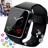 iFuntecky Smart Watch,Smartwatch for Android Phones,Smart Watches Touchscreen with Camera Bluetooth Watch Cell Phone with Sim Card Slot Compatible Samsung Ios Phone 12 12 Pro 11 10 Men Women