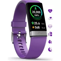 MorePro Fitness Activity Tracker Heart Rate Blood Pressure Monitor, IP68 Wateproof Smart Watch with Blood Oxygen HRV Health Sleep Tracking, Smartwatch Calorie Counter Pedometer for Women Men