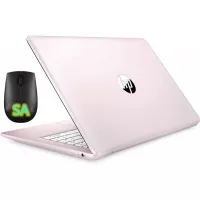 Newest HP Stream 14inch HD(1366x768) Display, Intel Celeron N4000 Dual-Core Processor, 4GB RAM, 64GB eMMC, HDMI, WiFi, Webcam, Bluetooth, Win10 S, Pink, With SA Mouse(Renewed)