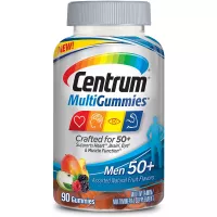 Buy Centrum MultiGummies Men 50+ (90Count) Multivitamin/Multimineral Supplement Gummies, with 100% DV of Vitamins D3, E, B6, B12 Online in Pakistan