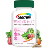 Buy Centrum Whole Food Multivitamin for Women, Vegetarian, Gluten Free Dietary Supplement- 60 Capsules Online in Pakistan