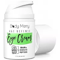 Crema para los ojos para ojeras, arrugas, hinchazón, patas de gallo y bolsas, 1.7 onzas, mejor fórmula natural y orgánica anti envejecimiento