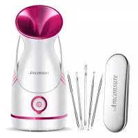 Buy Amconsure Facial Steamer - Nano Ionic Facial Steamer Warm Mist Moisturizing Face Steamer- 5 Piece Stainless Steel Skin Kit Online in Pakistan