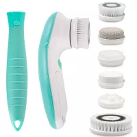 Buy Fancii 7 in 1 Waterproof Electric Facial & Body Cleansing Brush Exfoliating Kit with Handle and 6 Brush Heads Online in Pakistan