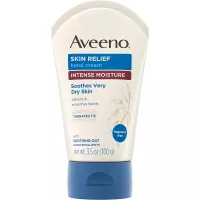 Crema para aliviar la piel de Aveeno, Mano, Blanco