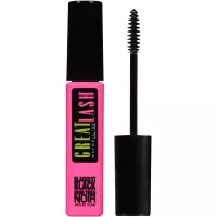 Maybelline New York Makeup Great Lash Washable Mascara, Blackest Black Volumizing Mascara, 0.43 fl oz