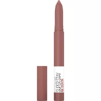 Maybelline Superstay ink crayon Matte longwear lipstick Makeup, Long Lasting Matte Lipstick with Built-In Sharpener, Trust Your Gut, 0.04 Oz