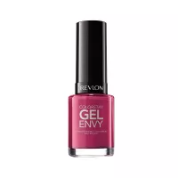 Revlon ColorStay Gel Envy Longwear Nail Polish, with Built-in Base Coat & Glossy Shine Finish, in Plum/Berry, 400 Royal Flush, 0.4 oz