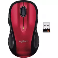 Buy Logitech M510 Wireless Computer Mouse – Comfortable Shape with USB Unifying Receiver, with Back/Forward Buttons and Side-to-Side Scrolling, Red Online in Pakistan