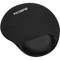 Buy VicTsing Mouse Pad, Ergonomic Mouse Pad with Gel Wrist Rest Support, Gaming Mouse Pad with Lycra Cloth, Non-Slip PU Base, Black