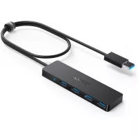 Buy Anker 4-Port USB 3.0 Hub, Ultra-Slim Data USB Hub with 2 ft Extended Cable [Charging Not Supported], for MacBook, Mac Pro, Mac mini, iMac, Surface Pro, XPS, PC, Flash Drive, Mobile HDD