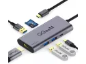 Buy Usb C Hub Hdmi Adapter,qgeem 7 In 1 Type C Hub To Hdmi 4k,3 Usb 3...