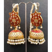 24K Handmade Gold Plated Jhumkas Online in Pakistan