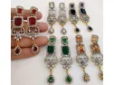 Unique Design Gold Plated Long Earrings Buy In Pakistan