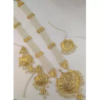 Unique Gold Plated Kundan Mala Set Shop in Pakistan