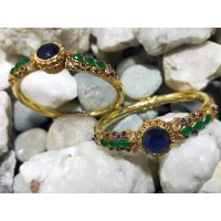 Fine Quality Gold Plated Handmade Bangles 