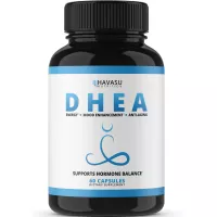 Havasu Nutrition DHEA 50mg Extra Strength Designed for Promoting Youthful Energy, Balance Hormone Levels & Supports Lean Muscle Mass, Non-Gmo, Supplement for Men & Women, 60 Capsules