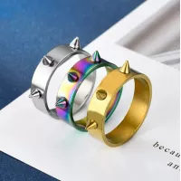 Hip-hop Style Self-defense Couple Ring 3 Nail-tip Defense Ring Men and Women Suitable for Portable Anti-wolf Weapons Wholesale