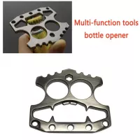 Can Opener Stainless Steel Outdoor Portable Beer Bottle Opener Hex Key Multi-function Tools Bottle Opener