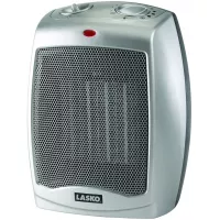 Lasko 754200 Ceramic Portable Space Heater, Silver